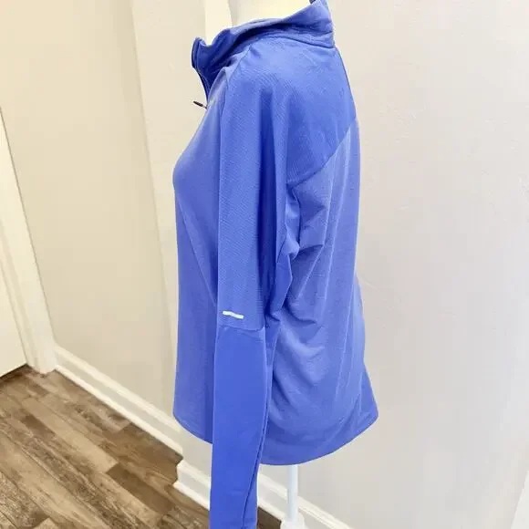 Nike Element TOP HALF ZIP Running LONG SLEEVE SHIRT PULLOVER Medium (A0125) - Picture 3 of 5